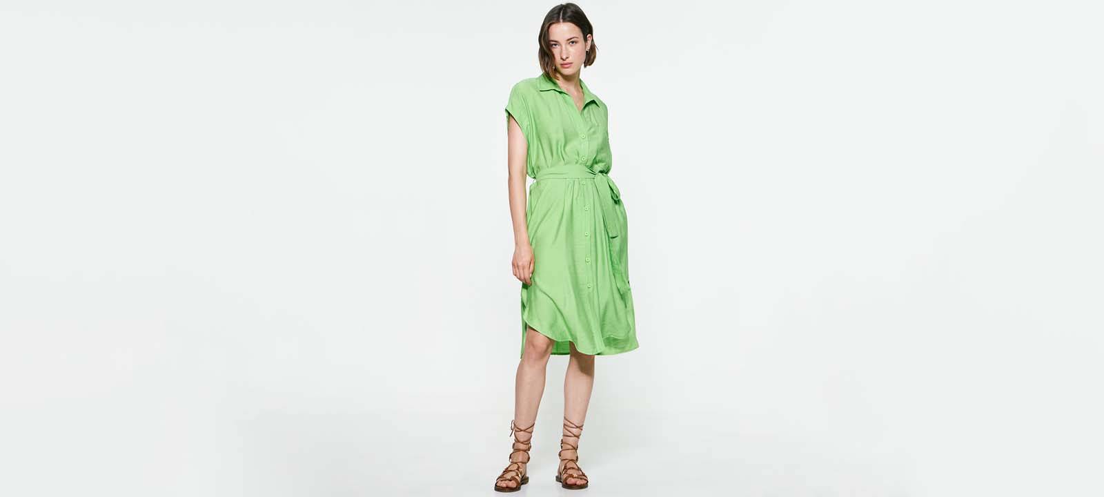 Shop Midi basic dresses with great fitting in London with fast delivery