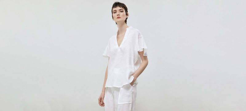 Shop online Access Fashion environmentally-friendly short-sleeve blouses with fast delivery in Copenhagen, Denmark