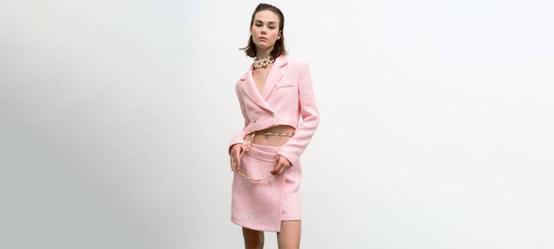 Shop tweed co-ord in Leeds with great fitting