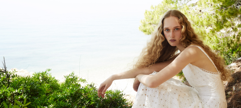 Sustainable Wholesale Clothing | White summer dress